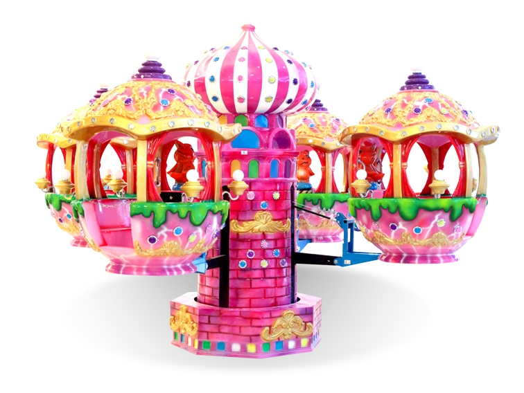 Amusement equipment manufacturers add a touch of romance to the casual premises